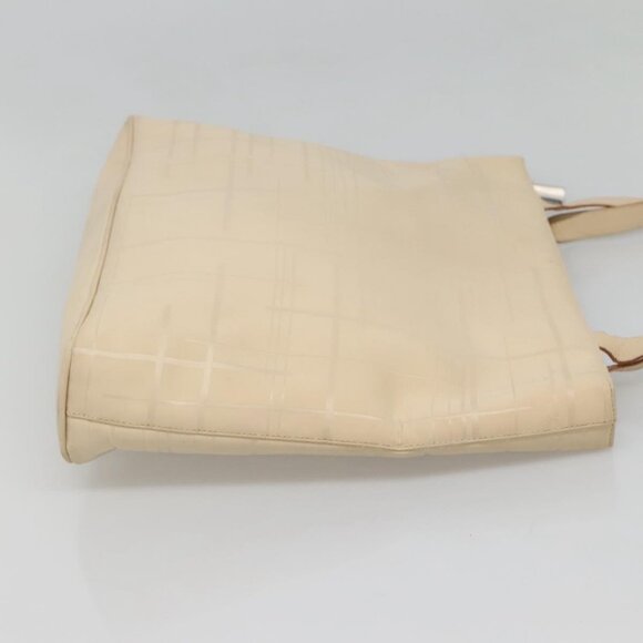 Salvatore Ferragamo Shoulder Bag Canvas Beige Silver Auth bs25144 - Picture 5 of 16